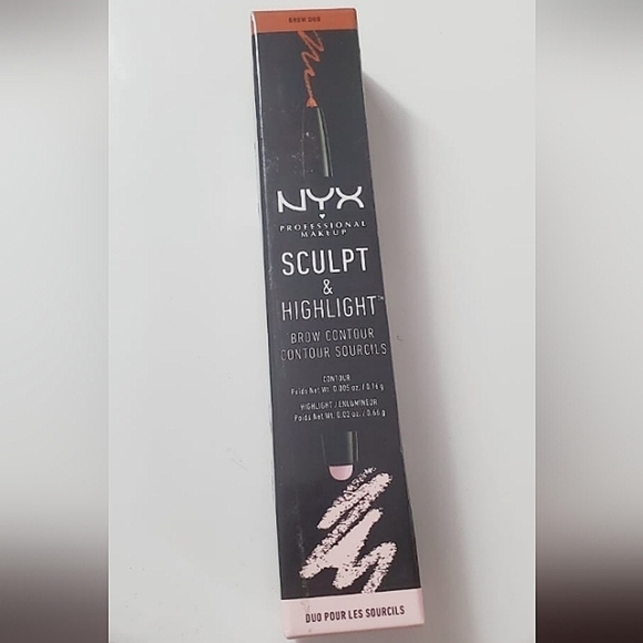 NYX Sculpt and Highlight Brow Contour Eyebrow Pencil Auburn Soft Pink.🌴 - Picture 1 of 4
